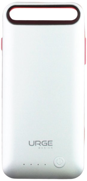 URGE Basics Battery Case for iPhone 6/6S - Retail Packaging - Silver-Pink