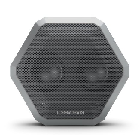 Boombotix - Boombot PRO Bluetooth Speaker, Taking Music to the Next Level, Gunmetal Grey