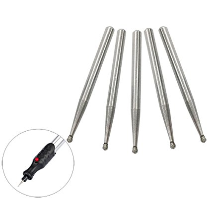 Replacement Diamond tip bit for the Electric Cordless Engraving Engraver Pen(Bit 10 pcs)