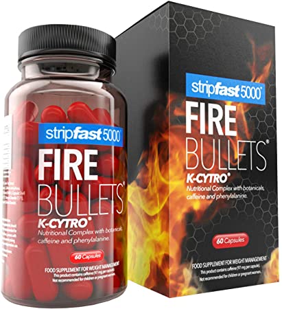 FIRE Bullets with K-CYTRO for Women & Men, Weight Management Supplement, 30 Days Supply