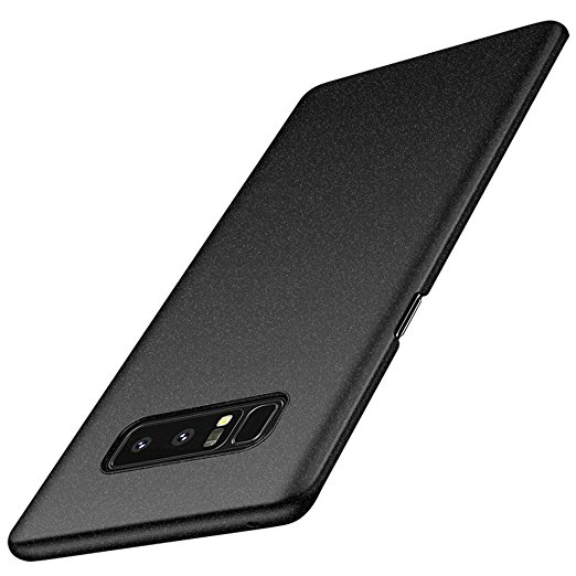 Avalri Thin Fit Samsung Galaxy Note 8 Case with Silky Surface and Minimalist for Galaxy Note8 (2017) (Matte Black)