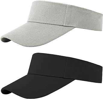 Cooraby Sports Sun Visor Hats Adjustable Sun Visor Caps for Women and Men