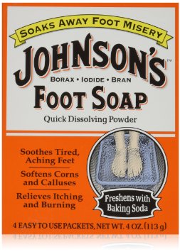 Johnson's Foot Soap 4-Count (3-Pack)4 oz (113 g)