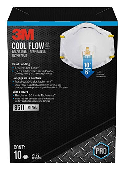 3M 8511PB1-A-PS Particulate N95 Respirator with Valve