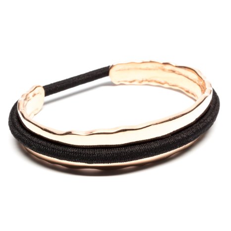 bittersweet hair tie bracelet by Maria Shireen™ – Original Design – Steel Rose Gold