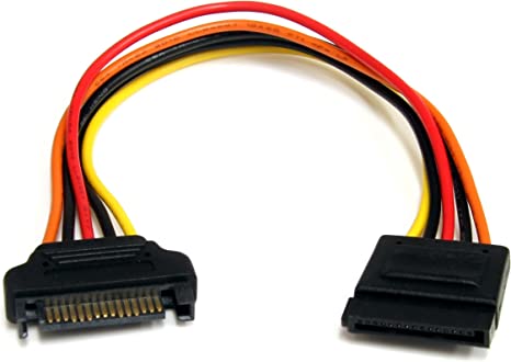 StarTech.com 8in 15 pin SATA Power Extension Cable - 8 SATA power Extension Cable - 8 SATA power Extension cord (SATAPOWEXT8)