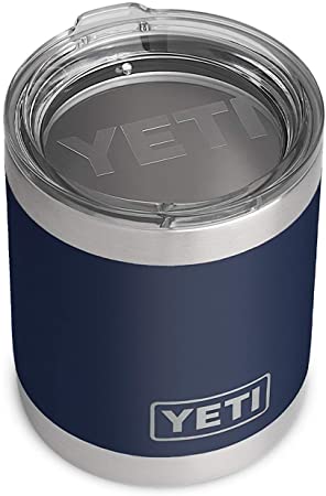 YETI Rambler 10 oz Lowball, Vacuum Insulated, Stainless Steel with Standard Lid