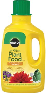 Miracle-Gro 1001502 All Purpose Liquid Plant Food Concentrate, 32-Ounce (Plant Fertilizer)