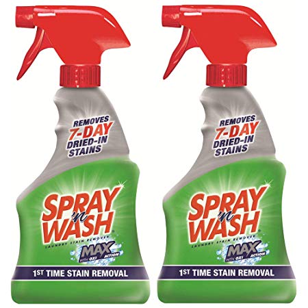 Spray 'N Wash Max Laundry Stain Remover, 16 oz (Pack of 2)