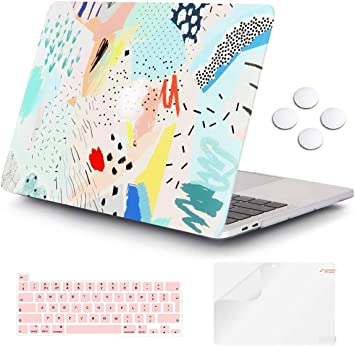 Macbook Pro 13 inch Case 2016-2020 Release A2338 M1 A2251 A2289 A2159 A1989 A1706 A1708, iCasso Plastic Hard Shell Case Protective Cover&Keyboard Cover Compatible with Macbook Pro 13 inch,Cartoon