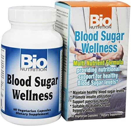 Bio Nutrition Blood Sugar Wellness - 60 Vegetarian Capsules10