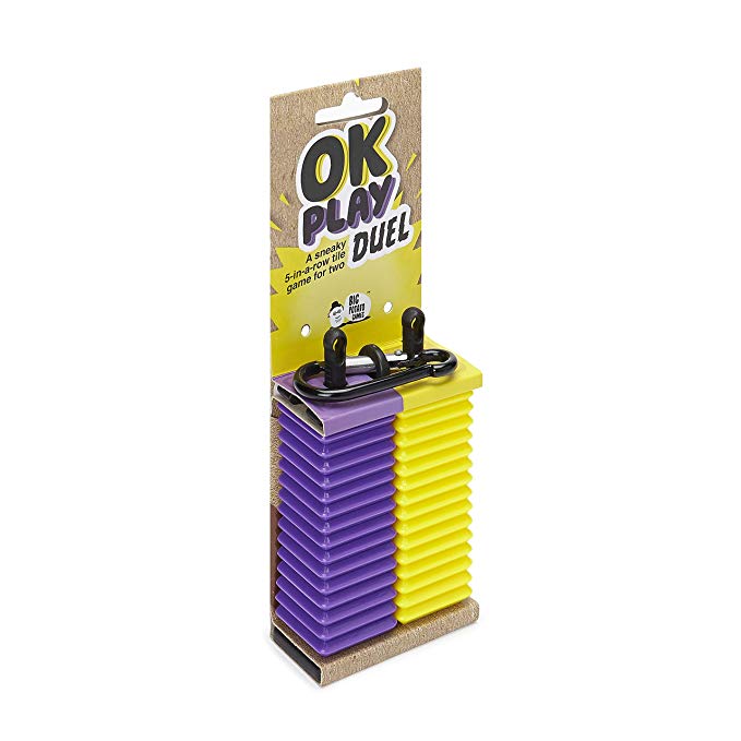 Big Potato OK Play Duel: The 2-Player Tile Takedown Game (Yellow Purple, 2 Color Set)