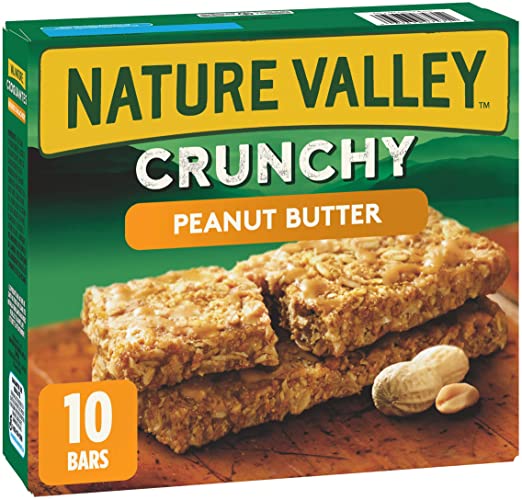 NATURE VALLEY Crunchy Peanut Butter Granola Bars, 10-Count, 230 Gram