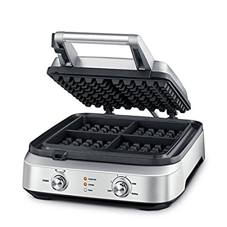 Breville BWM604BSSUSC the Smart Waffle Batter, Silver