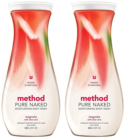 Method Moisturizing Body Wash, Magnolia, 18 oz, 2 pk