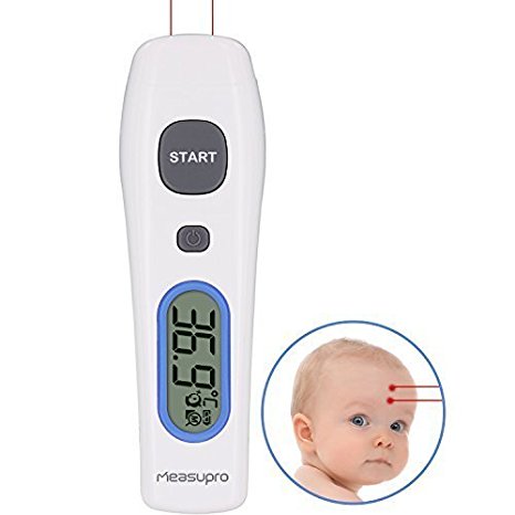 MeasuPro Non-Contact Digital Forehead Thermometer with Measuring Distance Guide and Fever Alarm