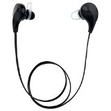 Padgene QY7 Bluetooth 42 Earphones Mini Lightweight Wireless Universal Stereo Headset For Sports  Running  Working Out  Gym  Exercise BLACK