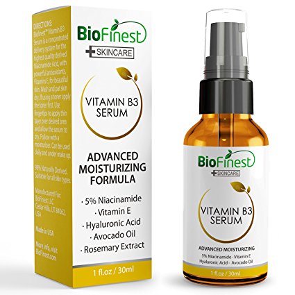 Biofinest Vitamin B3 Serum: with 5% Niacinamide / Hyaluronic Acid - Anti Wrinkle Anti Aging Facial Serum - Advanced Moisturizer Formula (30ml)