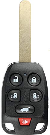 KeylessOption Keyless Entry Remote Fob Uncut Chip Ignition Car Key Replacement for Honda Odyssey N5F-A04TAA