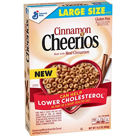 Cinnamon Cheerios Gluten Free Cereal 14.3 oz Box