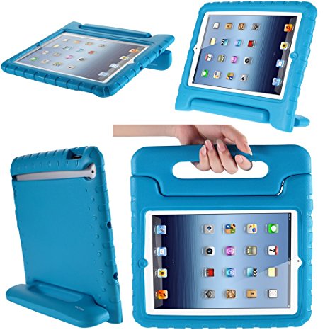 i-Blason Apple iPad Mini with Retina Display Case (2nd Generation) ArmorBox Kido Series Light Weight Super Protection Convertible Stand Cover Case (Blue)