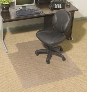 Chair Mats 45" x 53" with Lip for Carpeted Floors - Premium Thickness 1/5"