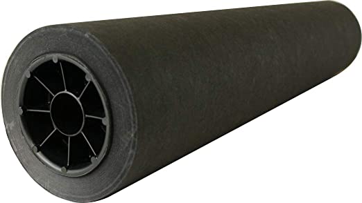 Black Colored Kraft Paper Roll | 18" x 200' | Made in USA from 100% Recycled Materials | Perfect for Any Use – Wrapping, Shipping, Table Runner, Decoration, Banners and Signs (18x200)…