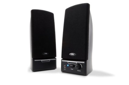 Cyber Acoustics Two Piece Amplified Computer Speaker System (CA-2012)