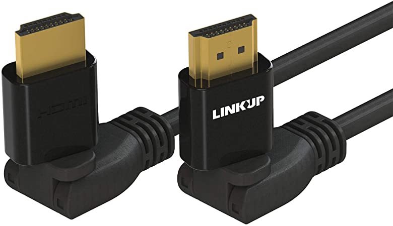 LINKUP - HDMI 4K Cable Ultra HD 360° Angle Swivel Digital Video Cord - Heavy Duty 28AWG - Extreme High Speed 18GB/s | 4096 x 2160 | Compatible with Apple Xbox PS4 PC Samsung TV - 6FT