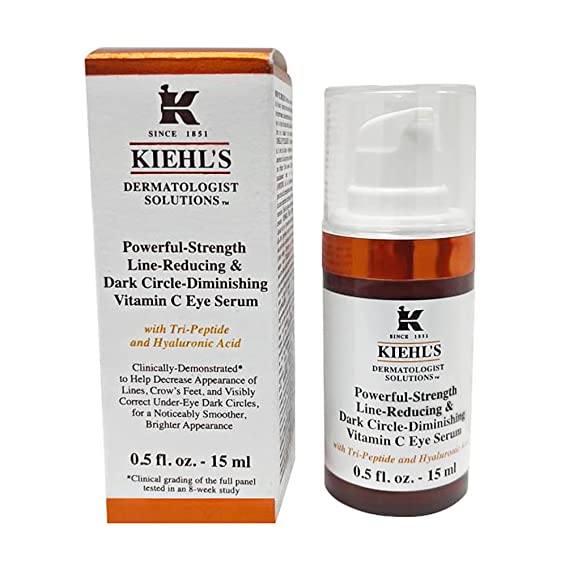 Kiehl's Powerful-Strength Dark Circle Reducing Vitamin C Eye Serum, 0.5 Ounce