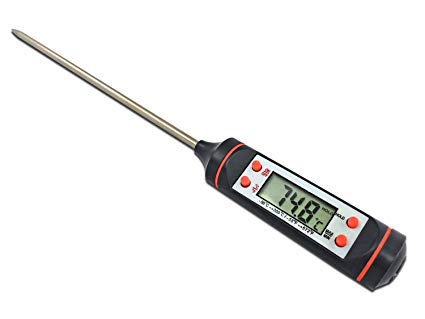 R-tek (DEVICE) Digital Lcd Cooking Food Meat Probe Kitchen BbqTemperature Test Pen, Thermometer (Multicolour)