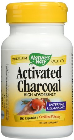 Nature's Way Activated Charcoal Supplement, 200 Count