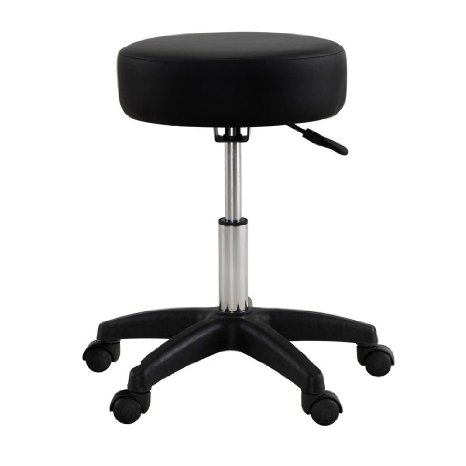 PARTYSAVING Extra Large Adjustable Hydraulic Swivel Salon Stool Chair for Massage Spa Tattoo Beauty Seat APL1159, Black