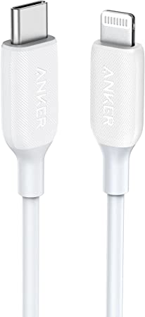 Anker USB-C to Lightning Cable, 541 Cable (3 ft), MFi Certified Fast Charging Lightning Cable for iPhone 13 13 Pro 12 Pro Max 12 11 X XS XR 8 Plus, AirPods Pro, Supports Power Delivery (White)