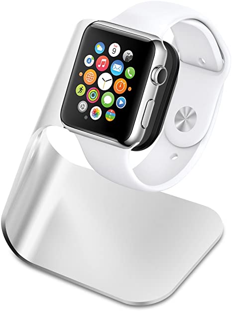 Spigen S330 Designed for Apple Watch Stand with Aluminum Body for Apple Watch All Series 44mm / 42mm / 40mm / 38mm - Patent Pending