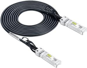 SFP  DAC Twinax Cable 3-Meter(9.8ft), 10G SFP  to SFP  Direct Attach Copper Patch Passive Cable for Cisco SFP-H10GB-CU3M, Ubiquiti UniFi UC-DAC-SFP , TP-Link, Netgear, D-Link, Zyxel,Mikrotik and More