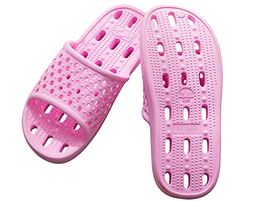 Shower Shoes Bathroom Sandals for Women and Men Non Slip Bath Slippers Soft Lightweight Quick Drying Gym Slipper with Holes