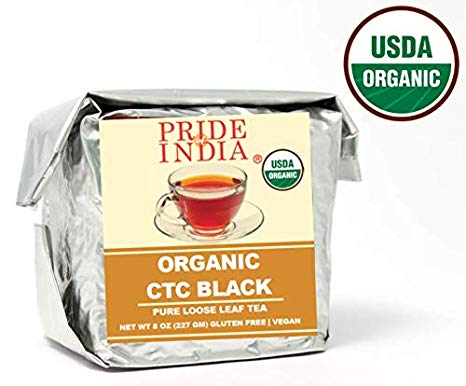 Pride Of India - Organic Ctc Black Tea, 1 Pound Orthodox Full Leaf