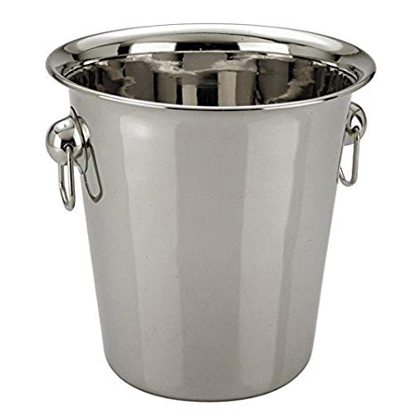 Zodiac Champagne Wine Ice Bucket 5 Litre in High Polished Stainless Steel