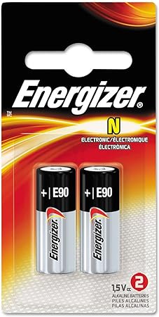 Energizer E90BP2 Alkaline Battery,"N" Size, 2/PK