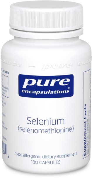 Pure Encapsulations - Selenium (selenomethionine) - Hypoallergenic Antioxidant Supplement for Immune System Support* - 180 Capsules