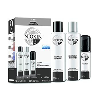 Nioxin System 2 Hair Care Kit for Natural Hair with Progressed Thinning