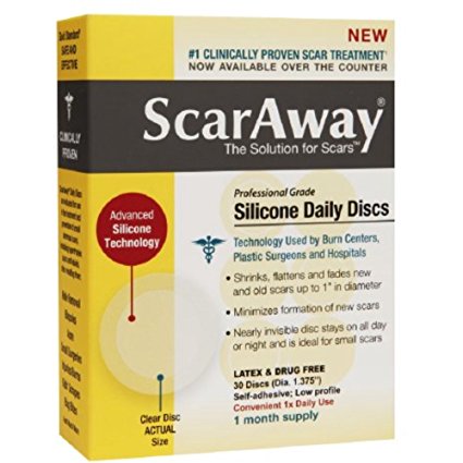 ScarAway Professional Grade Silicone Daily Discs 30 ea (Pack of 3)