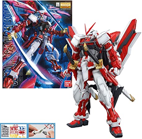 Bandai Hobby MG Gundam Kai Model Kit (1/100 Scale), Astray Red Frame