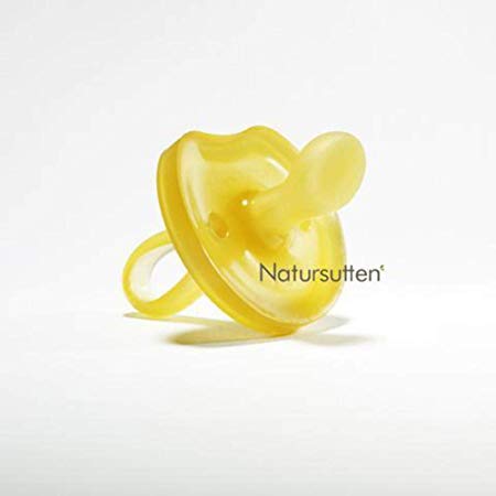 Natursutten BPA Free Natural Rubber Pacifier, Butterfly Orthodontic, 6 - 12 Months