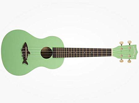 Kala Makala Shark Concert Ukulele, Mako Surf Green