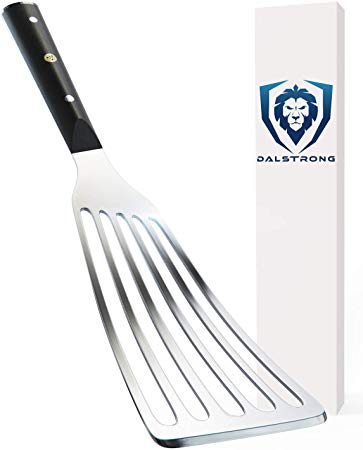 DALSTRONG - Professional Kitchen Fish Spatula - Slotted - High-Carbon, Heat-Resistant Stainless Steel- G10 Handle - 7.5"