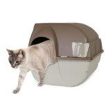 Omega Paw Self-Cleaning Litter Box Regular Taupe