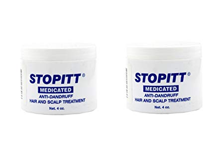 Set of 2 Stopitt 4 oz. Medicated Anti – Dandruff Hair and Scalp Treatment bundled by Maven Gifts