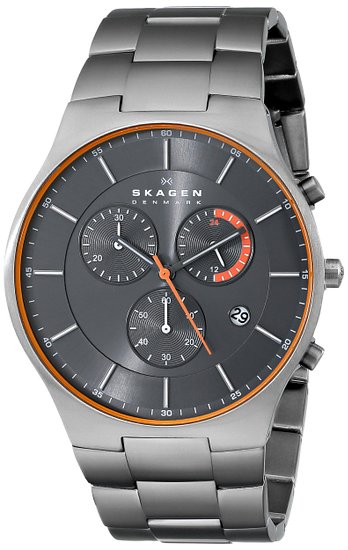 Skagen Men's SKW6076 Balder Titanium Chronograph Watch